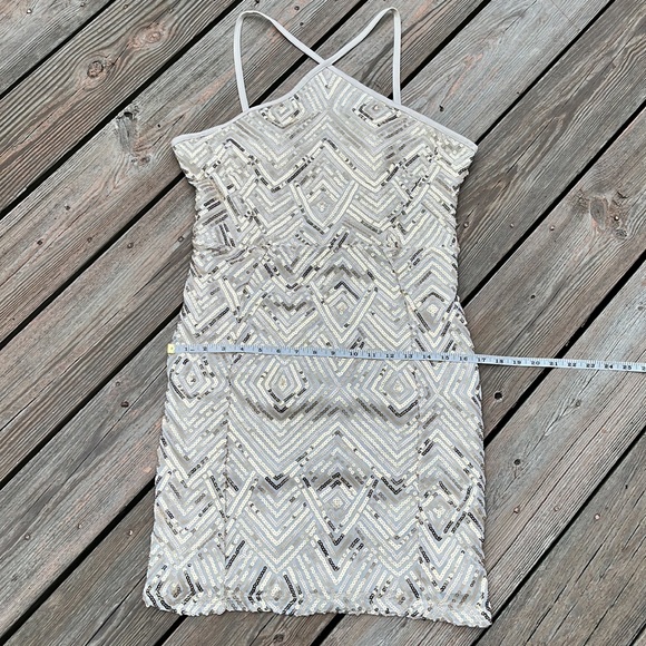 NWT Crystal Doll sequin bodycon dress 13 - Picture 10 of 12